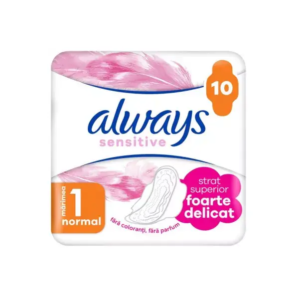 Absorbante Always Sensitive Ultra Plus, Marimea 1, 10 bucati, P&G | Preț de fabrică