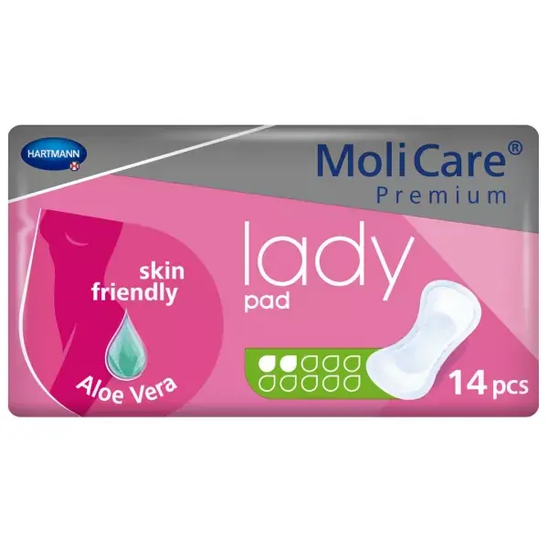 Lansare - Tampoane MoliCare Premium lady pad 2 picaturi, 14 bucati, Hartmann
