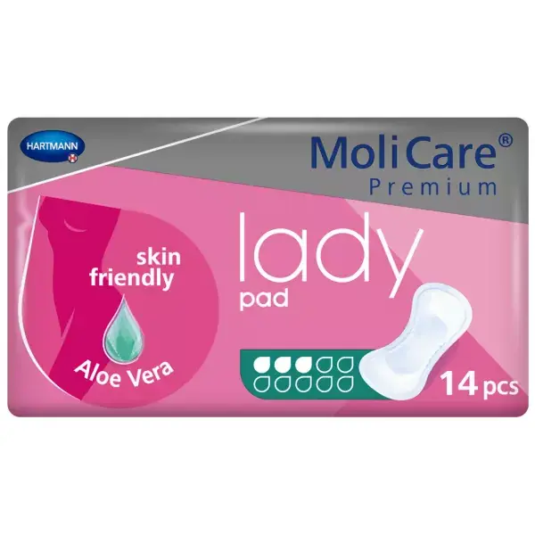 Tampoane MoliCare Premium lady pad 3 picaturi, 14 bucati, Hartmann - Profită acum