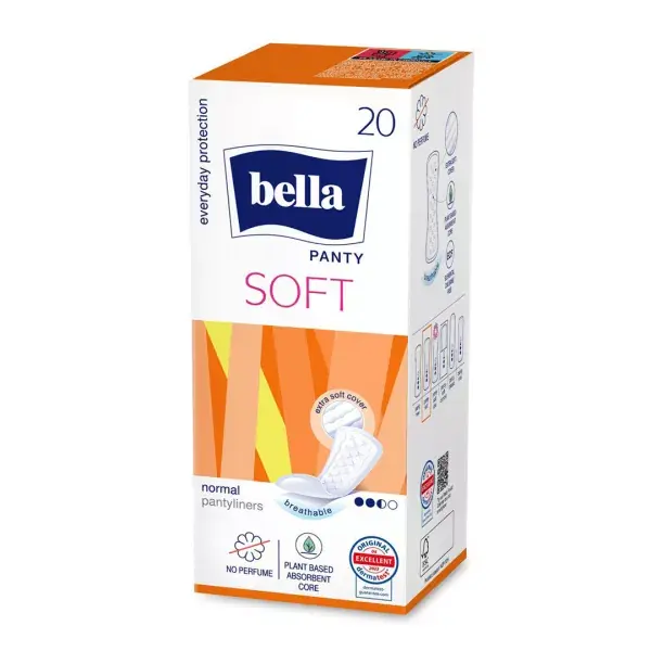 Absorbante zilnice Panty Soft, 20 bucati, Bella - Economisește acum