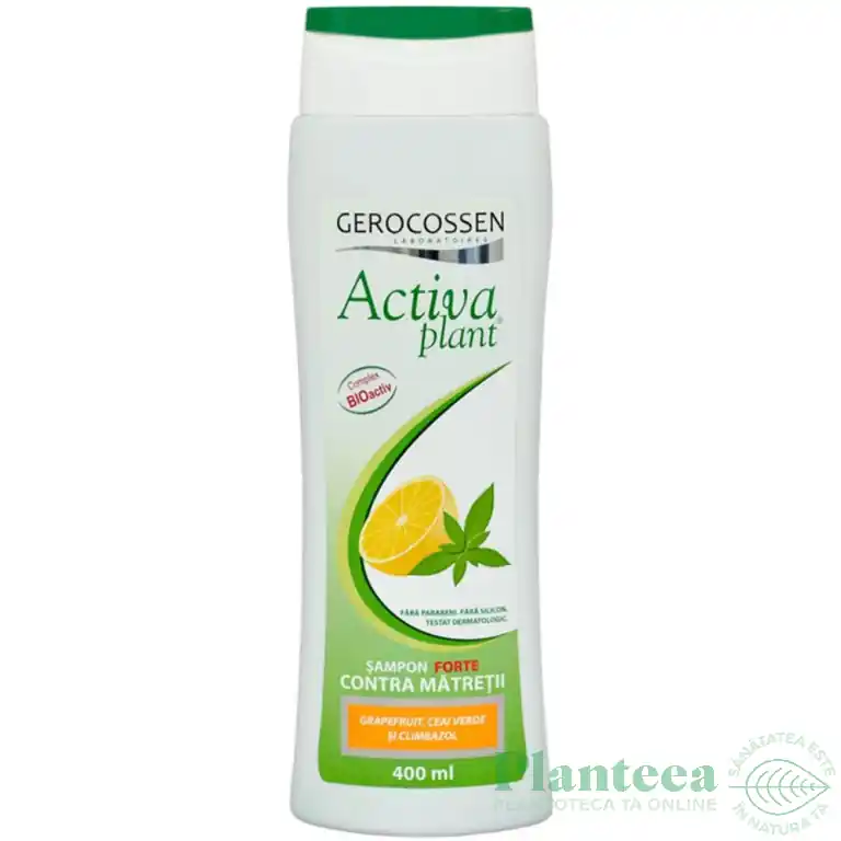 Stoc limitat - Sampon contra matretii forte ActivaPlant 400ml - GEROCOSSEN
