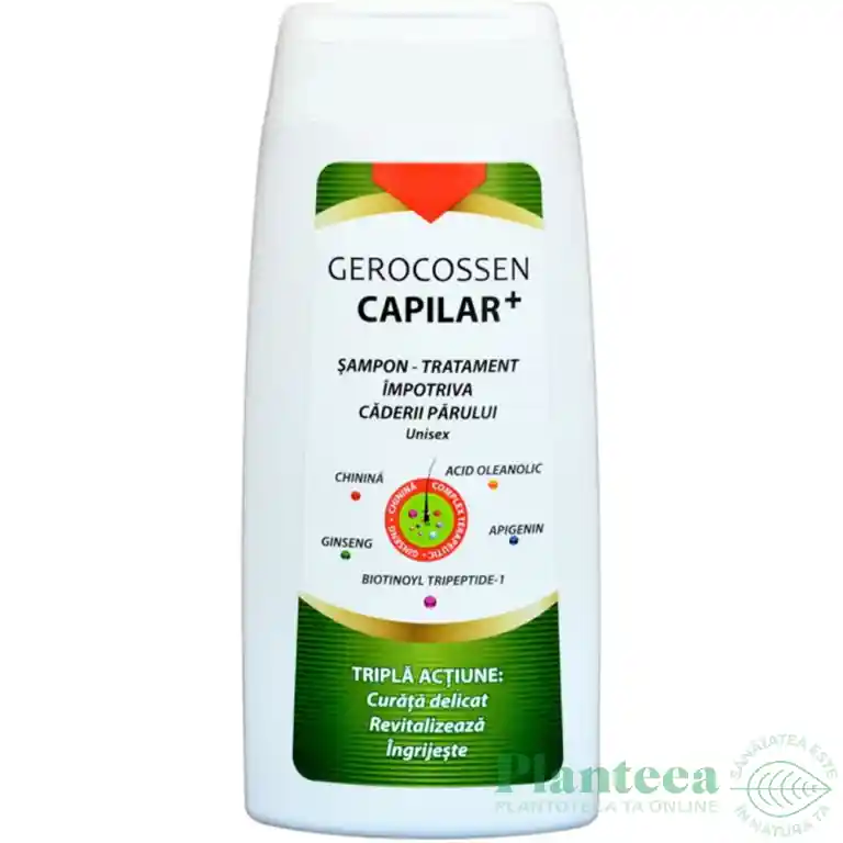Sampon tratament imp caderii parului unisex Capilar+ 275ml - GEROCOSSEN | Cumpără acum