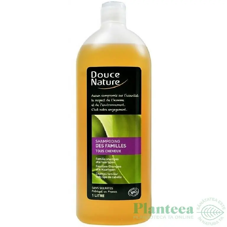 Sampon familie toate tipurile par 1L - DOUCE NATURE | Calitate profesională
