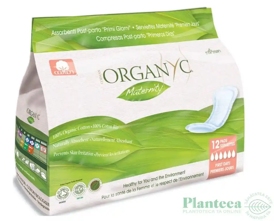 Absorbante intime bumbac lauze 12b - ORGANYC | Preț redus
