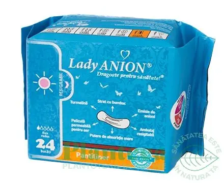 Absorbant zilnic 1pic Pantiliner 24b - LADY ANION | Promoție specială