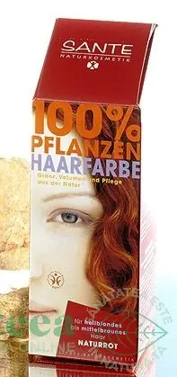 Vopsea par rosu natural 100g - SANTE - Comandă azi