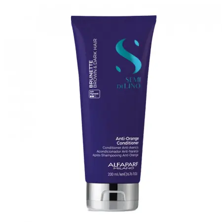Balsam pentru neutralizarea tonurilor de portocaliu Alfaparf Milano Semi Di Lino Brunette | Produs de top