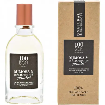 100 Bon Mimosa Et Heliotrope Poudre Apa de parfum, Unisex - Ultima lansare