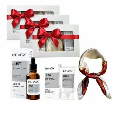 3 x Set Elysa – Ser Revox Vitamin C 20% 30ml, Hyaluronic Acid Fluid 3% 30ml | Bestseller