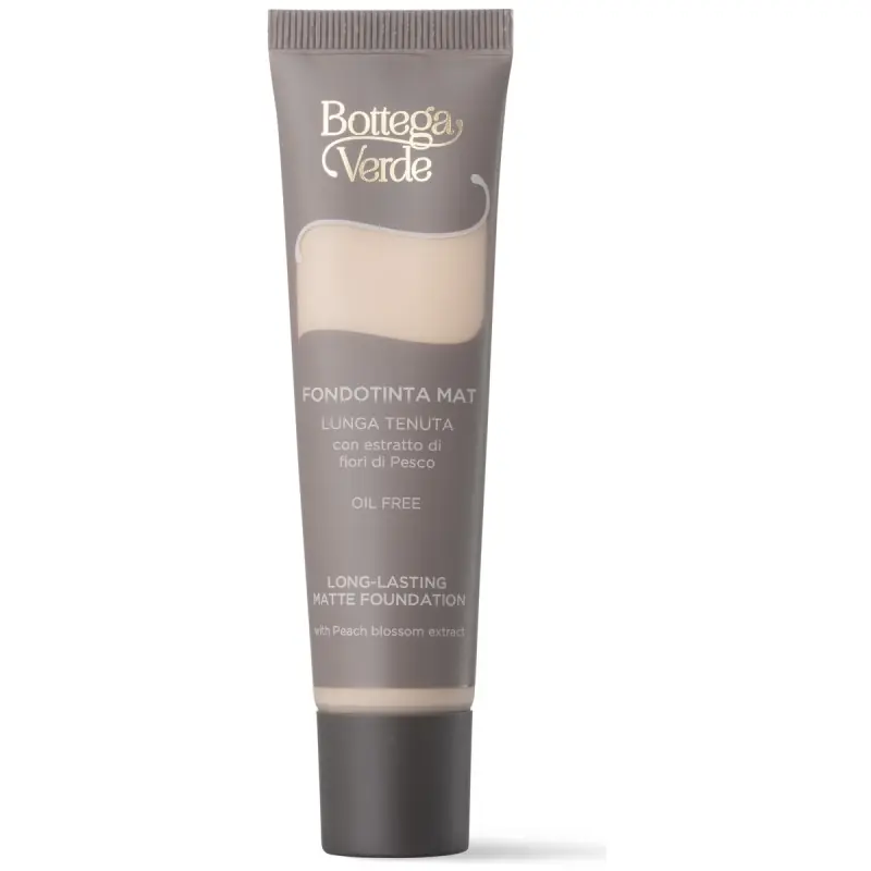 Cumpără acum | Fond de ten de lunga durata, cu efect mat, cu extract de flori de piersic, nude, 30 ML