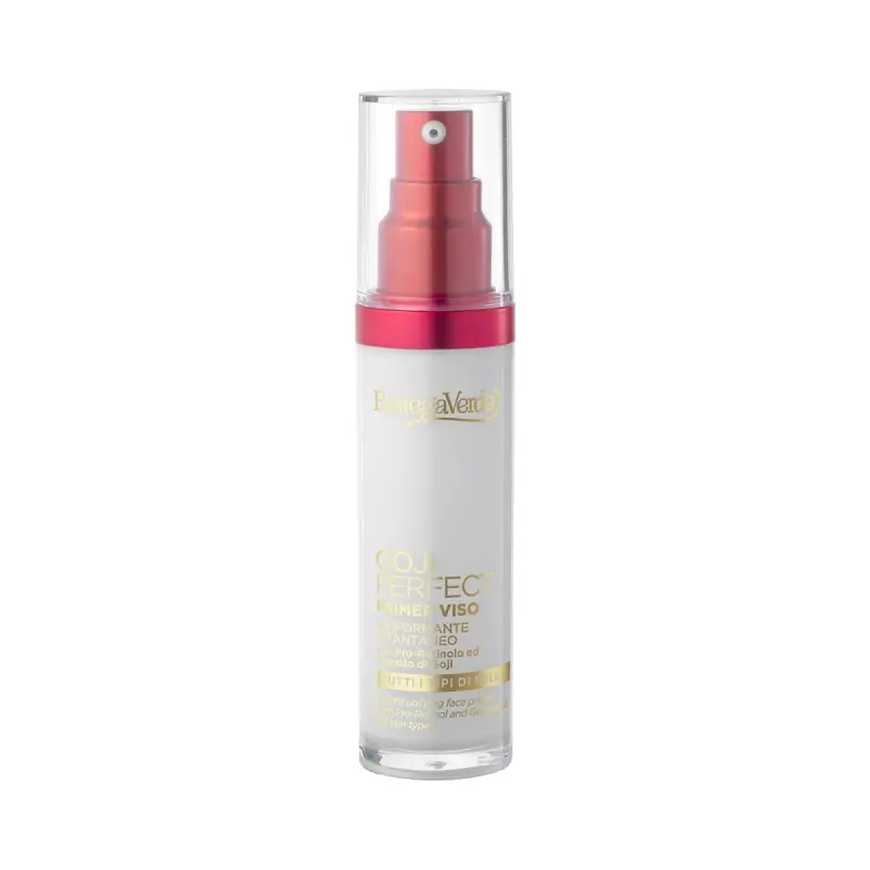 Baza de machiaj, antirid, pentru toate tipurile de ten, cu Pro-Retinol si extract de goji, incolor - Goji Perfect, 30 ML - Se epuizează rapid