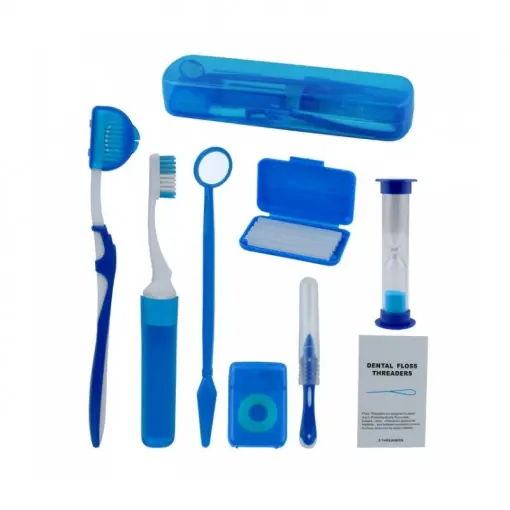 Comandă cu încredere - Kit ortodontic igienizare albastru V3 Falcon