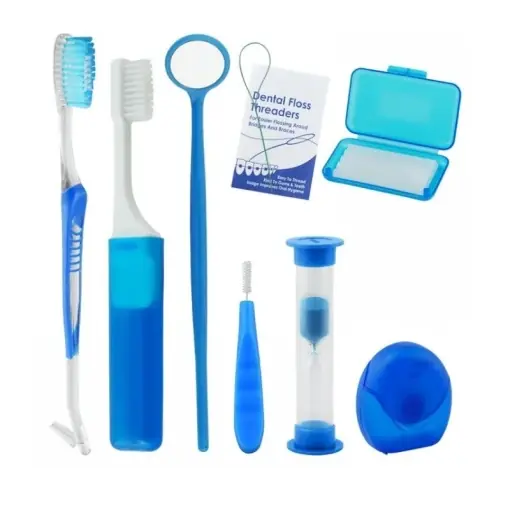 Kit ortodontic igienizare albastru Falcon | Plată sigură