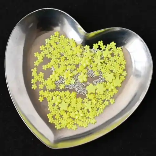 Cumpără direct de la producător - Set floricele decor Caviar Yellow Silver