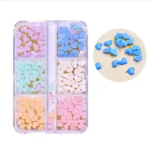 Set inimi 3D Pastels - Preț promoțional